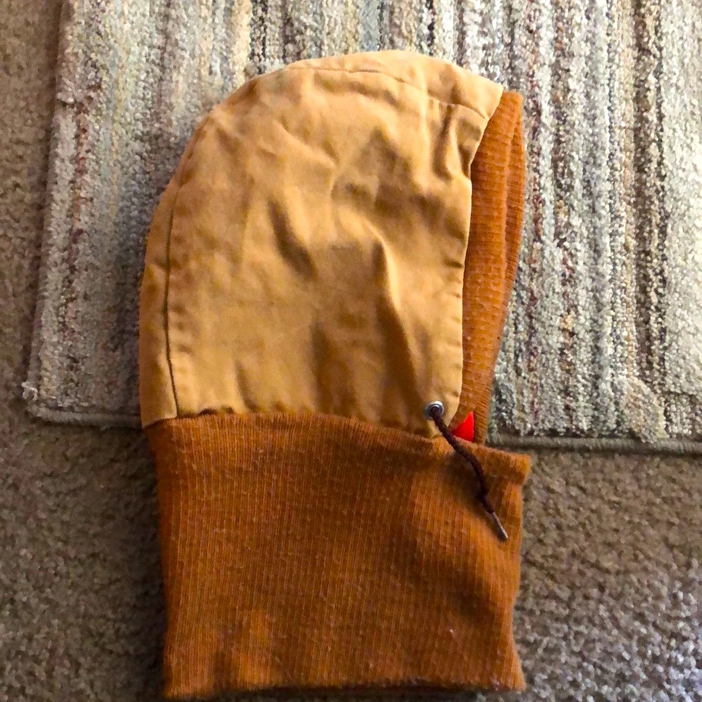 Canvas winter duck hood